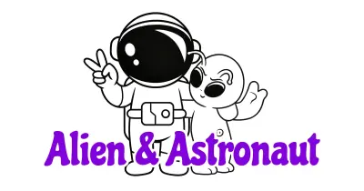 Alien & Astronaut Coloring Pages