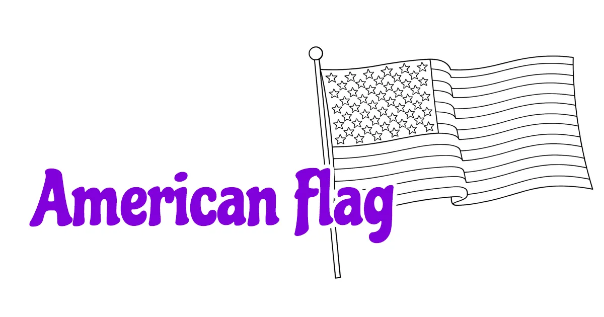 American Flag coloring pages