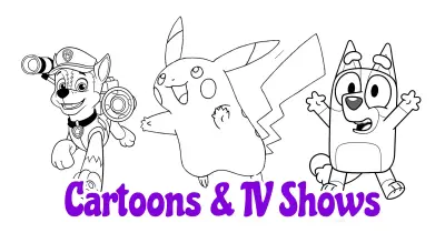 Cartoons & TV Shows Coloring Pages