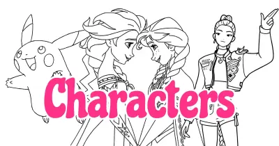 Characters Coloring Pages
