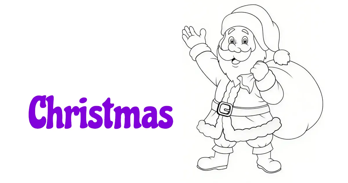 Christmas coloring pages
