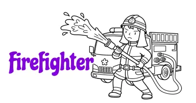 Firefighter Coloring Pages