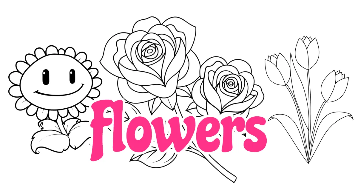 Flowers Coloring pages