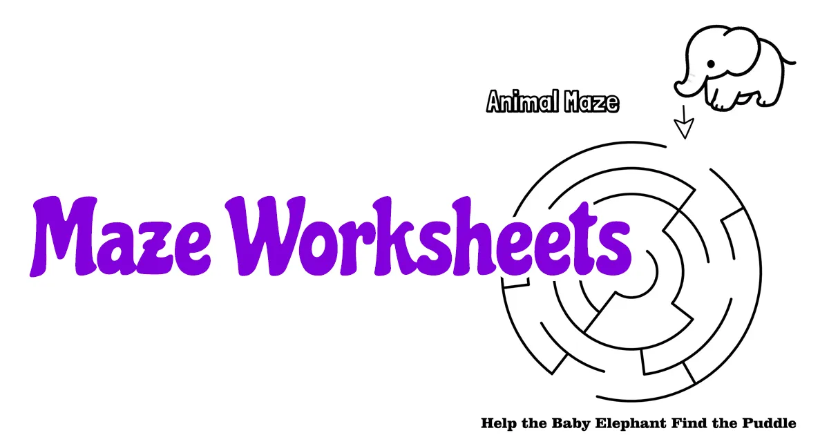 Maze Worksheets coloring pages