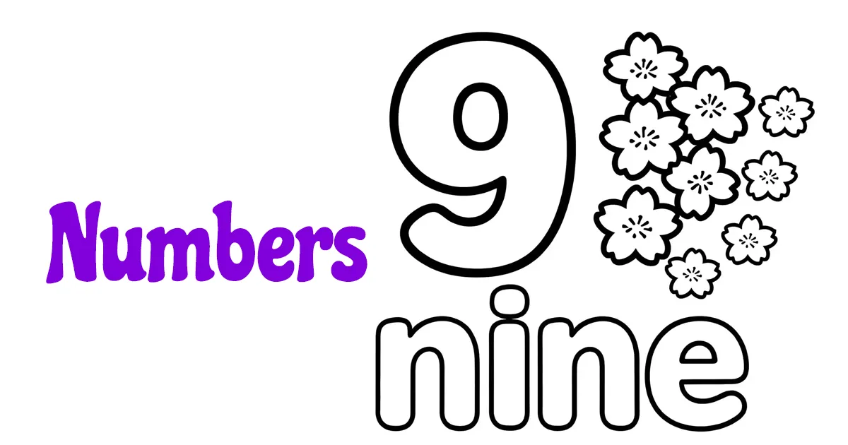 Numbers coloring pages