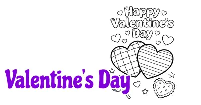 Valentine’s Day Coloring Pages
