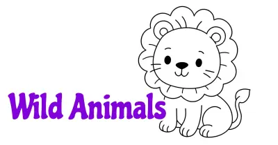 Wild Animals Coloring Pages