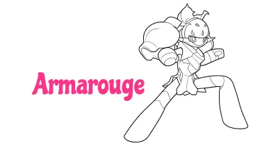 Armarouge Coloring Pages Collection