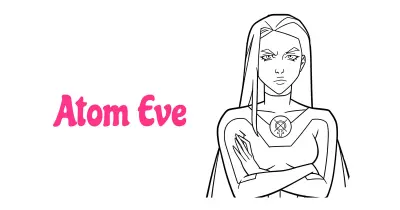 Atom Eve Coloring Pages collection