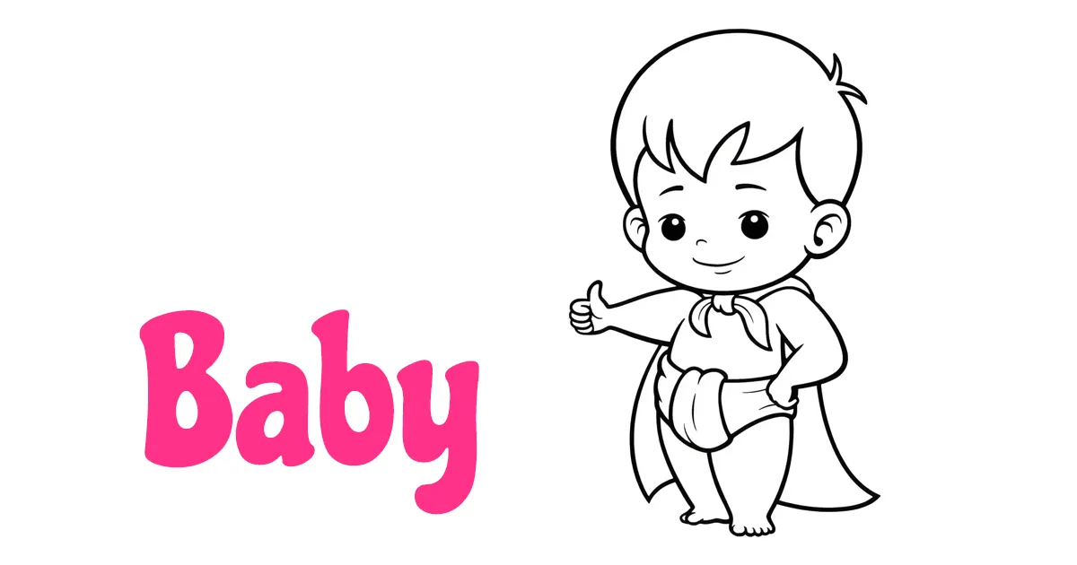 Baby Coloring Pages