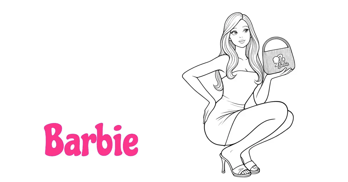Barbie Coloring Pages