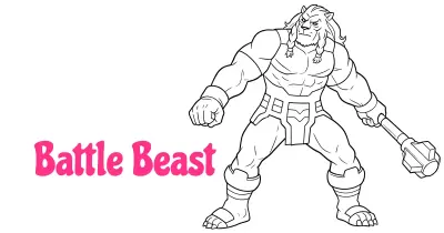 Battle Beast Coloring Pages collection