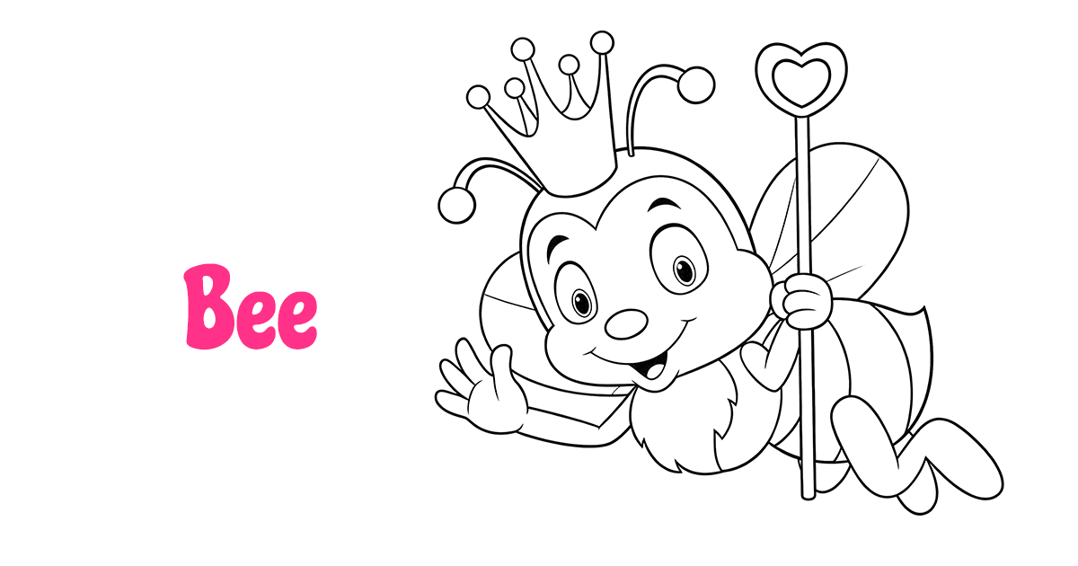 Bee Coloring Pages Collection