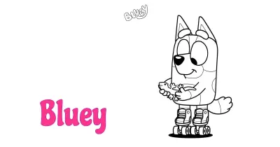 Bluey Coloring Pages collection