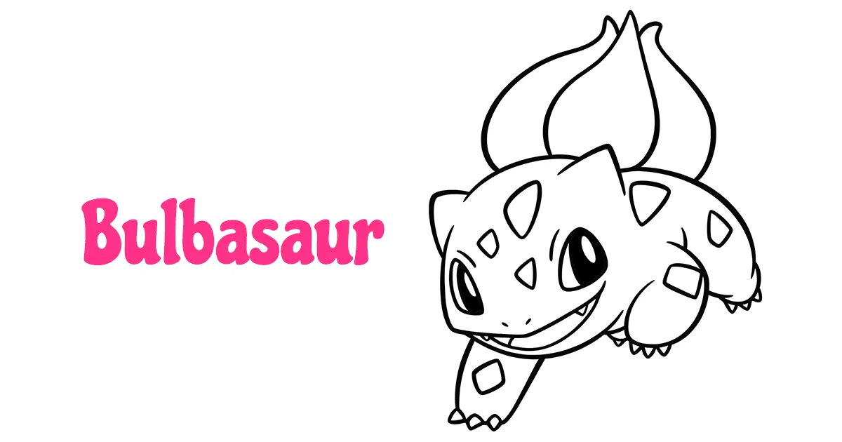 Bulbasaur Coloring Pages