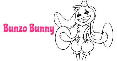 Bunzo Bunny Coloring Pages