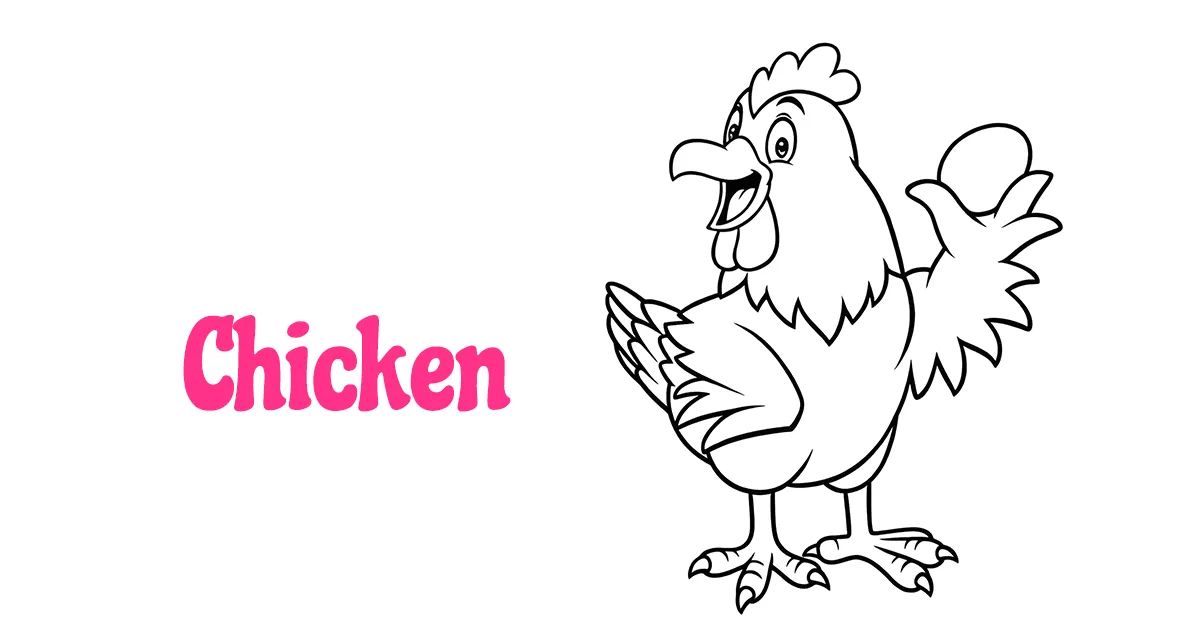 Chicken Coloring Pages