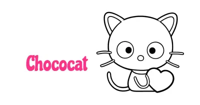 Chococat Coloring pages Collection