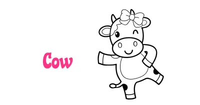 Cow Coloring Pages collection