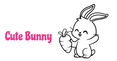 Cute Bunny Coloring Pages Collection