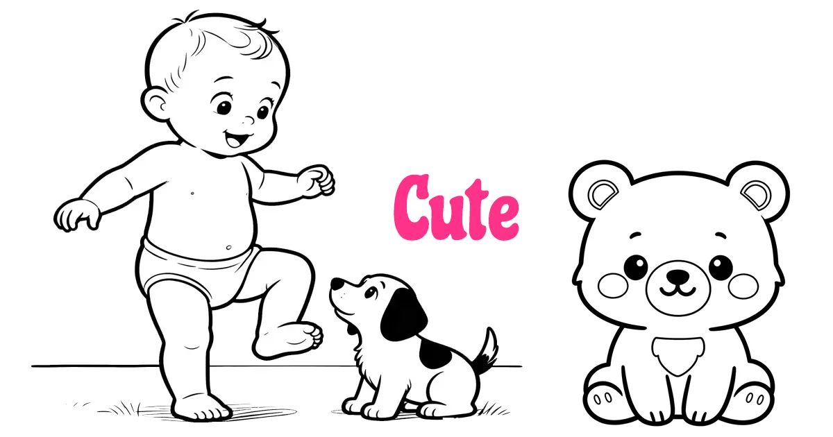 Cute Coloring Pages