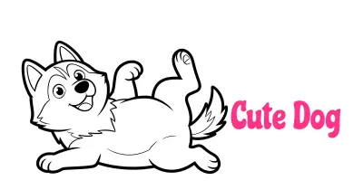 Cute Dog Coloring Pages Collection