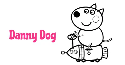 Danny Dog Coloring Pages Collection