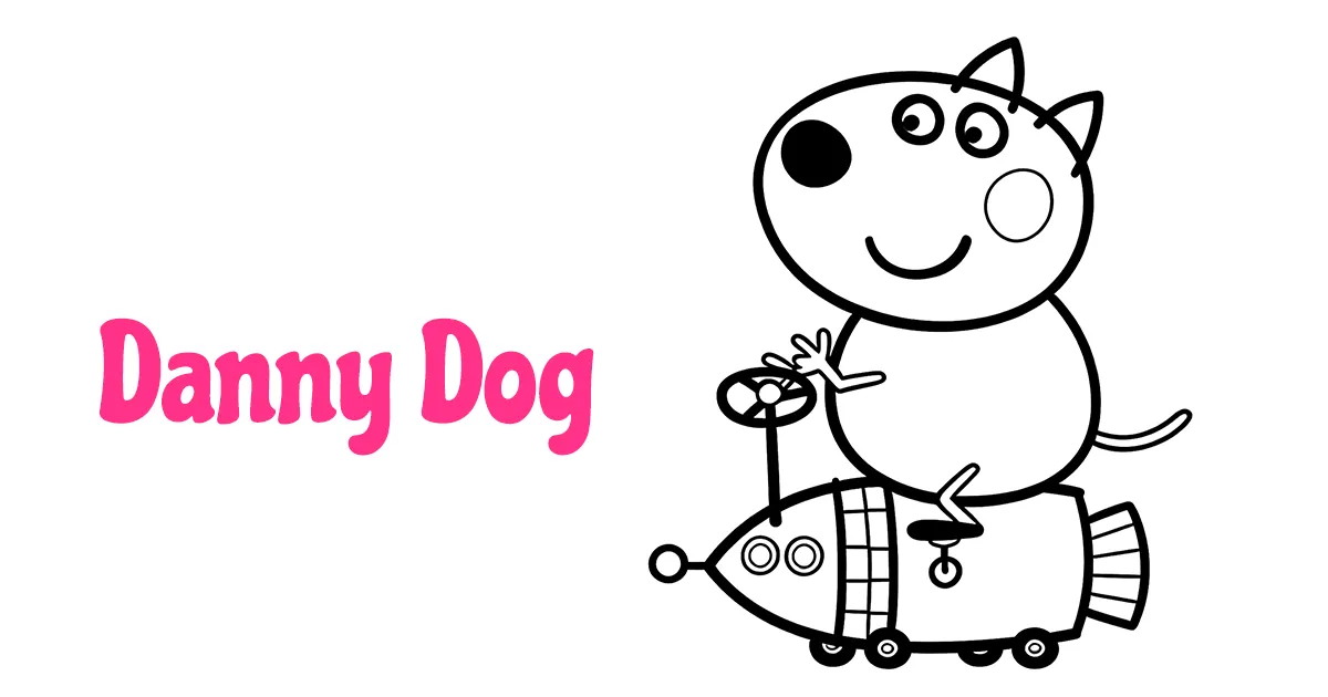 Danny Dog Coloring Pages