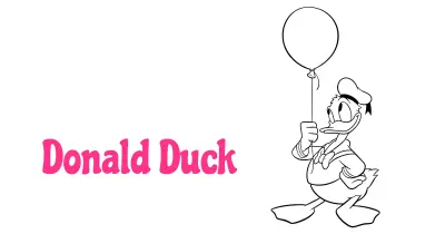 Donald Duck Coloring Pages Collection