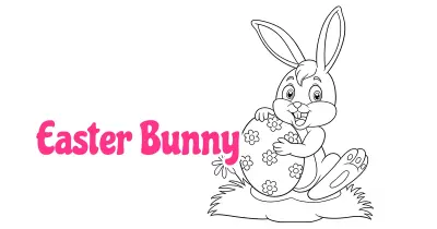 Easter Bunny Coloring Pages collection