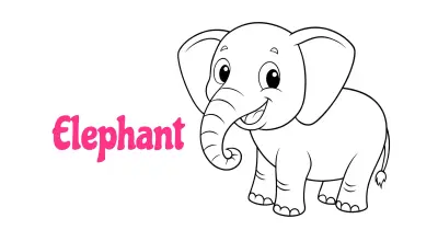 Elephant Coloring Pages