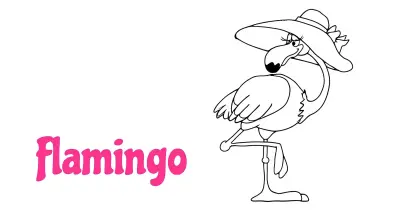 Flamingo Coloring Pages