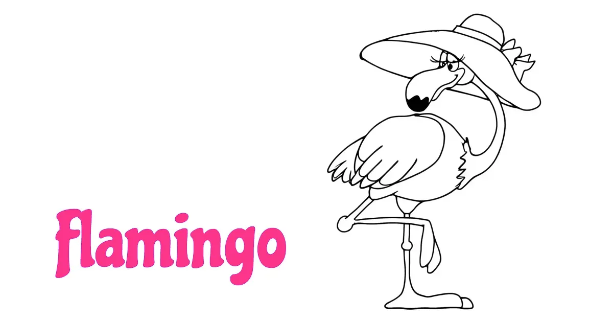 Flamingo Coloring Pages