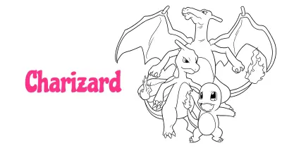 Gigantamax Charizard Coloring Pages Collection