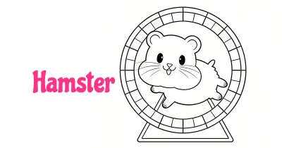 Hamster Coloring Pages collection