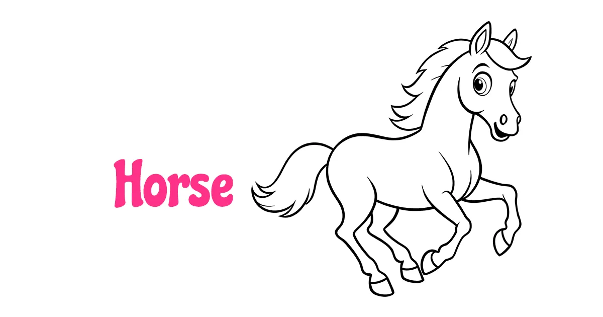 Horse Coloring Pages