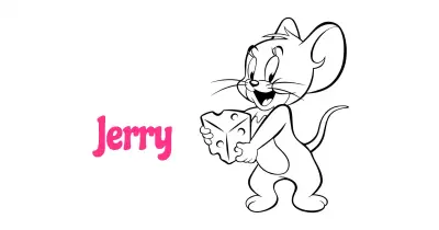 Jerry Coloring Pages Collection