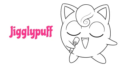 Jigglypuff Coloring Pages Collection