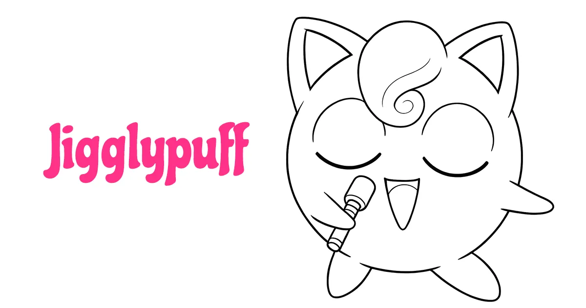 Jigglypuff Coloring Pages