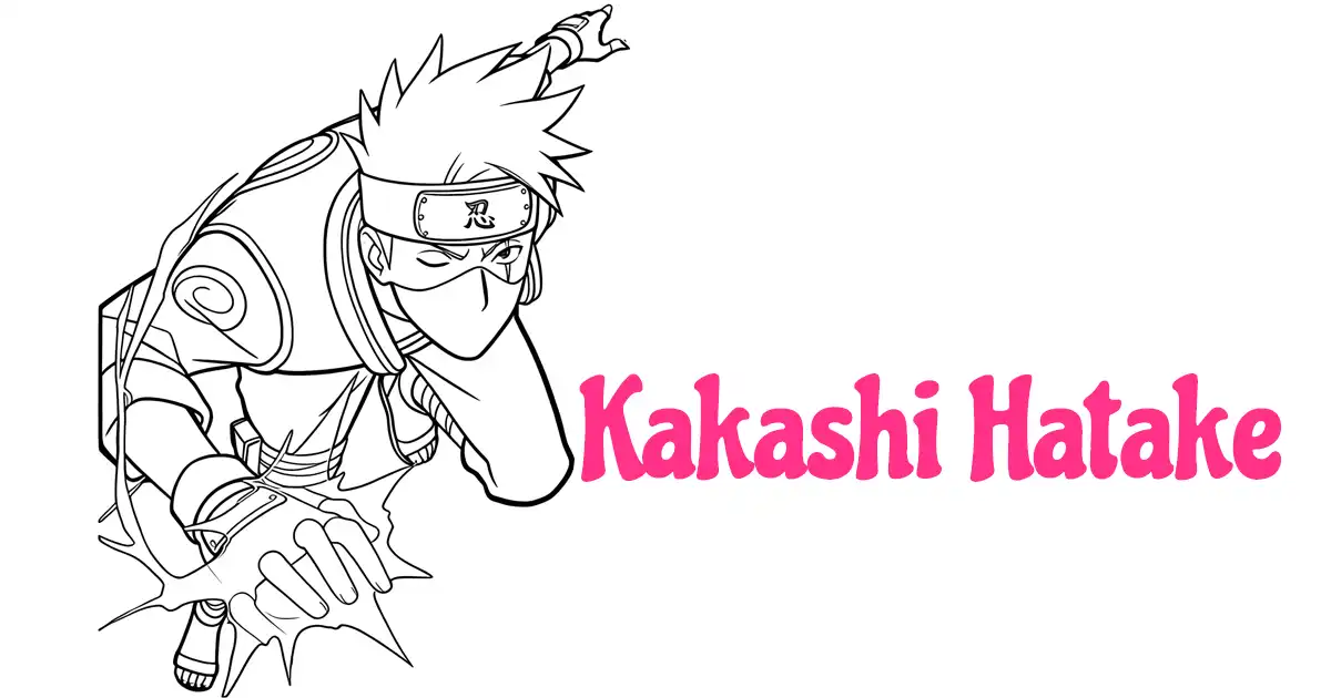 Kakashi Hatake Coloring Pages