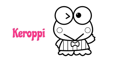 Keroppi Coloring Pages Collection