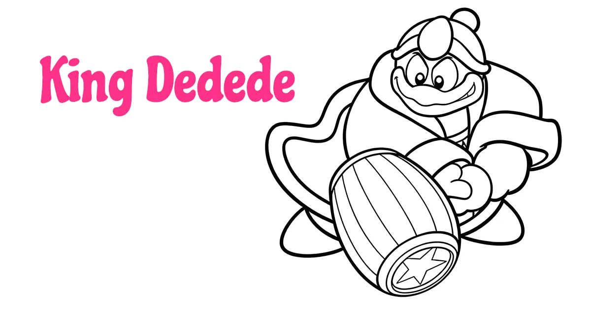 King Dedede Coloring Pages