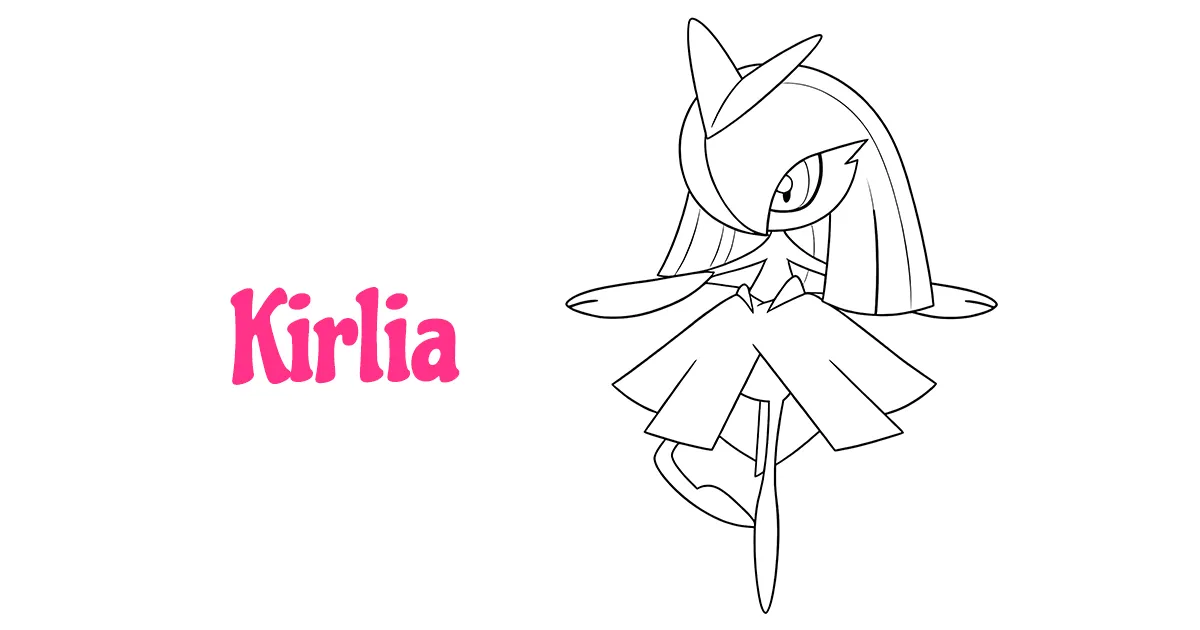 Kirlia Coloring Pages