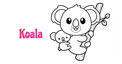 Koala Coloring Pages