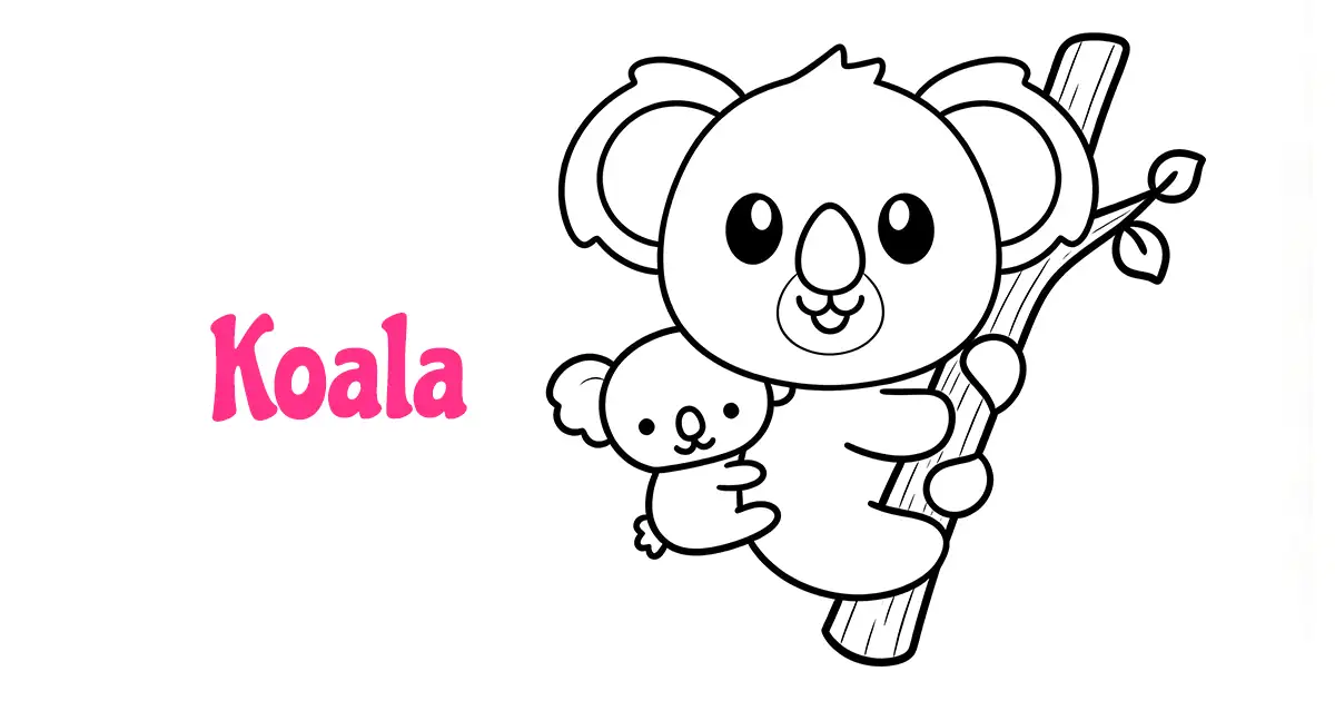 Koala Coloring Pages