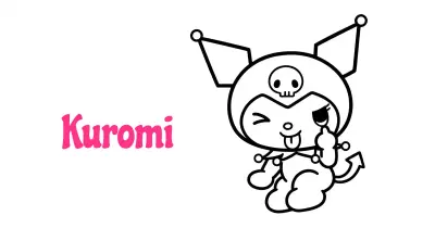 Kuromi Coloring Pages Collection