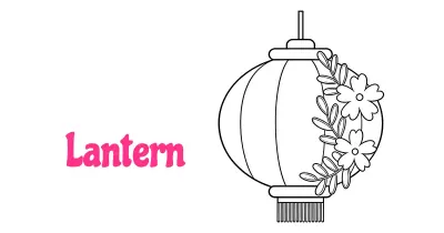 Lantern Coloring Pages Collection