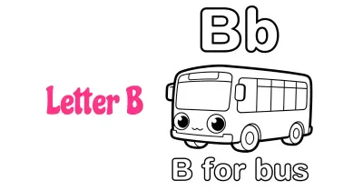 Letter B Coloring Pages