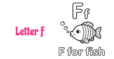 Letter F Coloring Pages