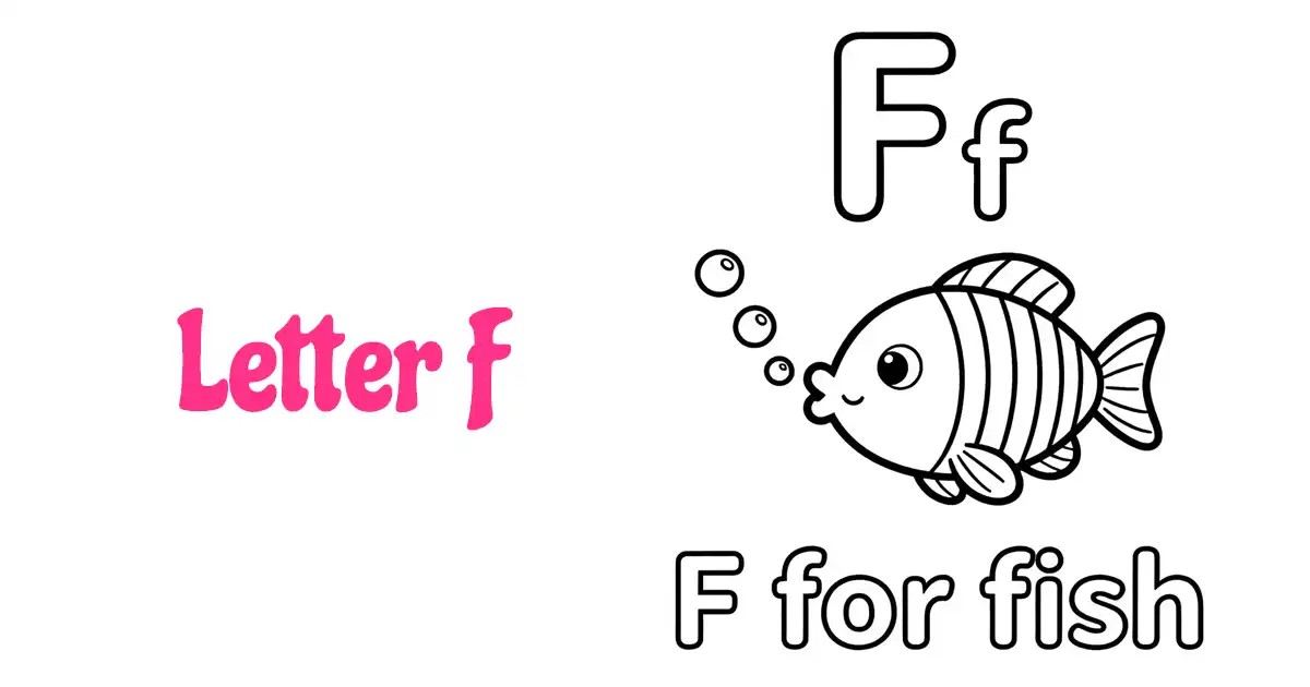 Letter F Coloring Pages